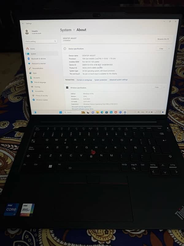 LENOVO THINKPAD CORE I7 13th Generation 10