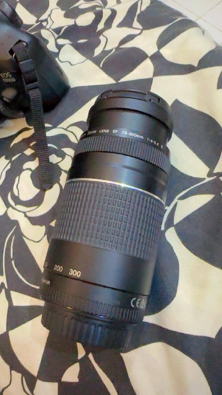 canon 1300d DSLR Camera With 2 Lens 18\55 and 75\300mm 6