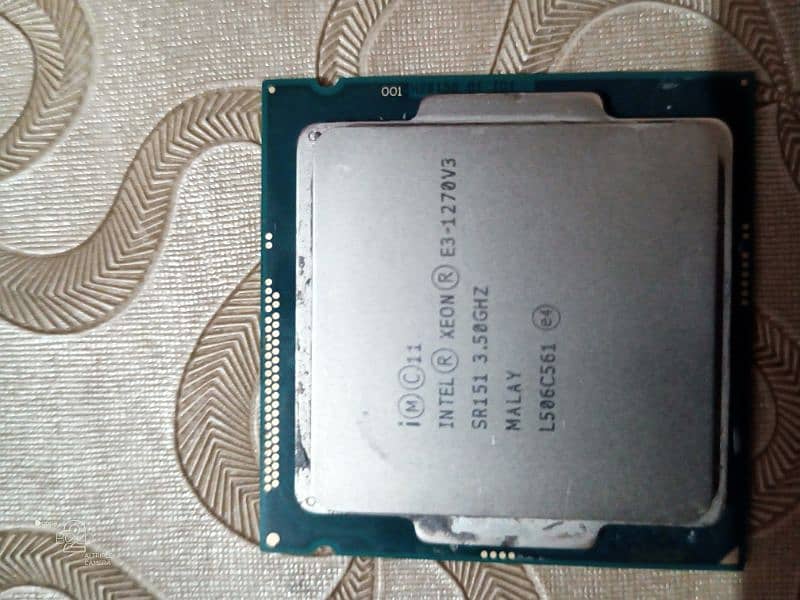 Intel Xeon E3 1270 V3 3.5GHz LGA 1150 4-Core CPU Processor SR151 0