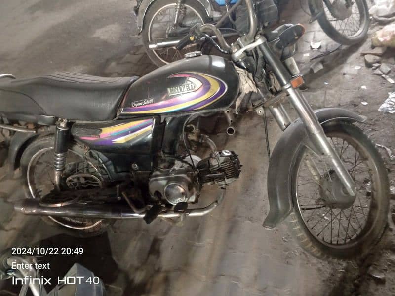 United 70cc bike for urgent sale 1 hand used 03157626256+03051051190 0