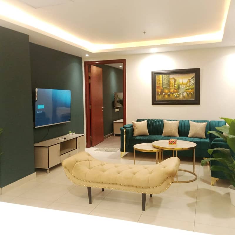 1 Bedroom Furnished Luxury Fully Apartment For Rent In Gold Crest Mall And Residency DHA Phase 4 15