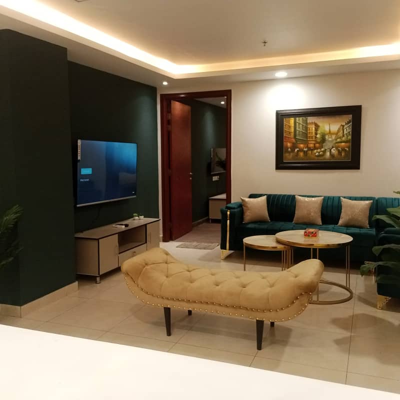 1 Bedroom Furnished Luxury Fully Apartment For Rent In Gold Crest Mall And Residency DHA Phase 4 16