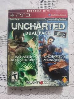 Uncharted Dual pack CDs PS3