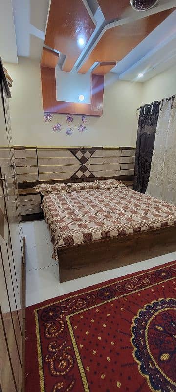 bedroom set with almari dressing table 0