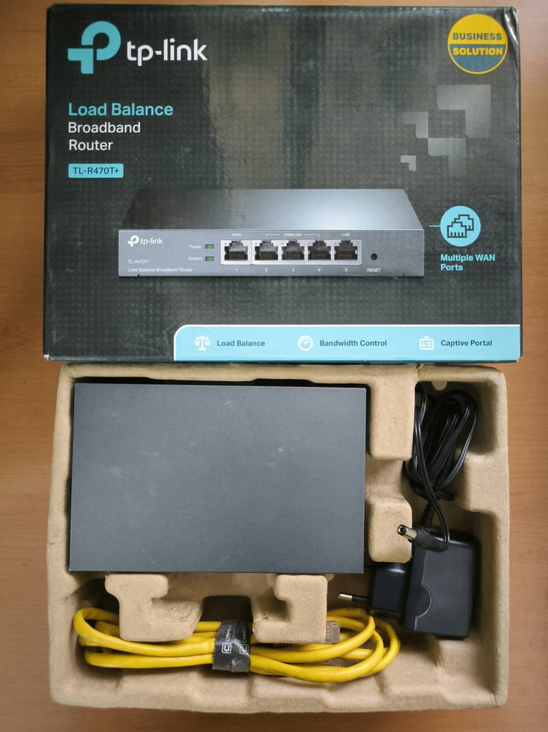 TP-Link Load Balance Broadband Router TL-R470T+ Dual & Multi WAN 0