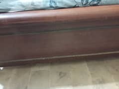 Wooden bed set