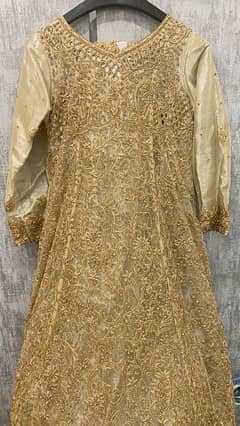 walima dress with tail