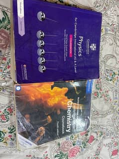 A level orignal physics and chemistry books in good condition