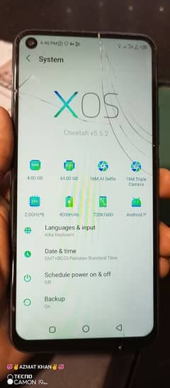 infinix s5 lite complete Saman 4GB 64gb