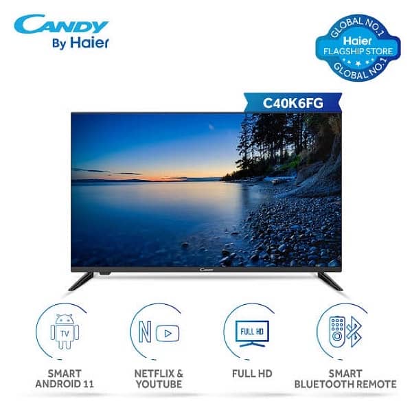 Haier Candy 40inch Android LED TV with 2 Year Warranty avail 1