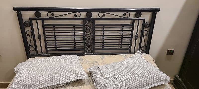 IRON BED WITH METRESS 3