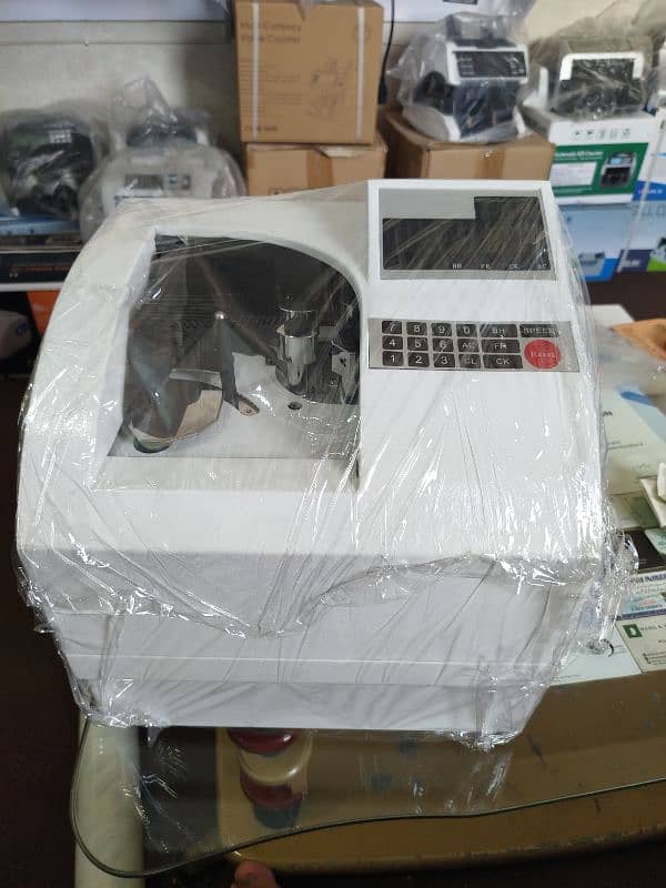 Cash counting machine, mix note counting packet Fake note detection 10