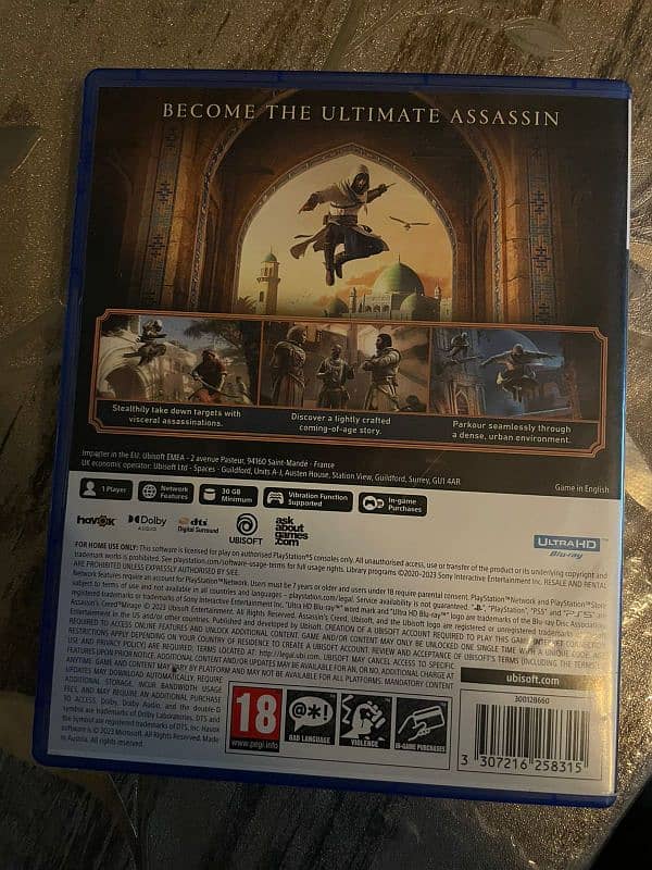 Assassins Creed Mirage Ps5 for Sale 1