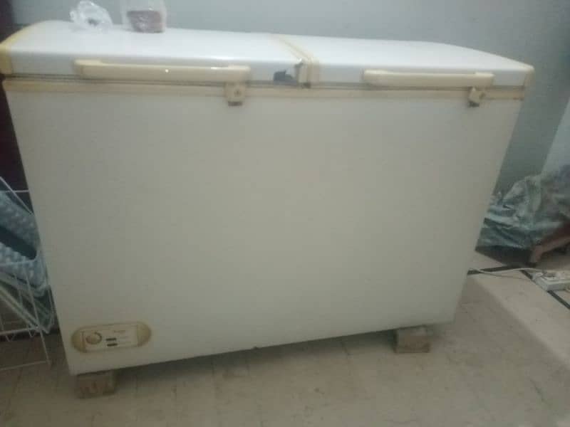 deep freezer 2 door running condition 0