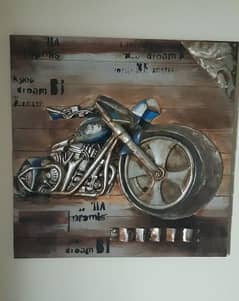 Painting Harley Davidson & Lahore Art Culture