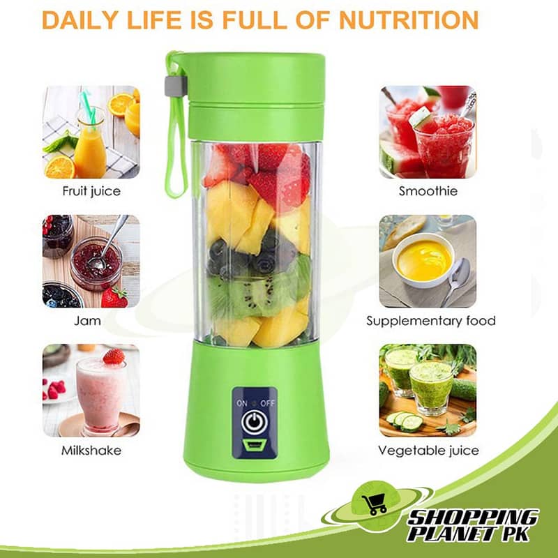 Rechargable & Portable Mini Juicer Machine 3