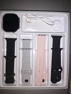 T10 Ultra Smart Watch with 4 Straps