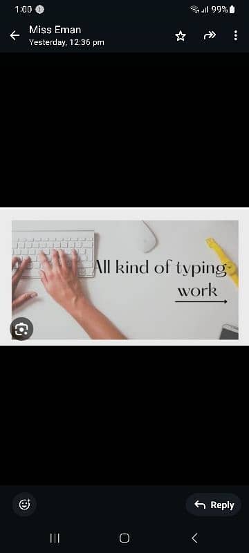 hand writing assignment  , data entry or typing work available 1