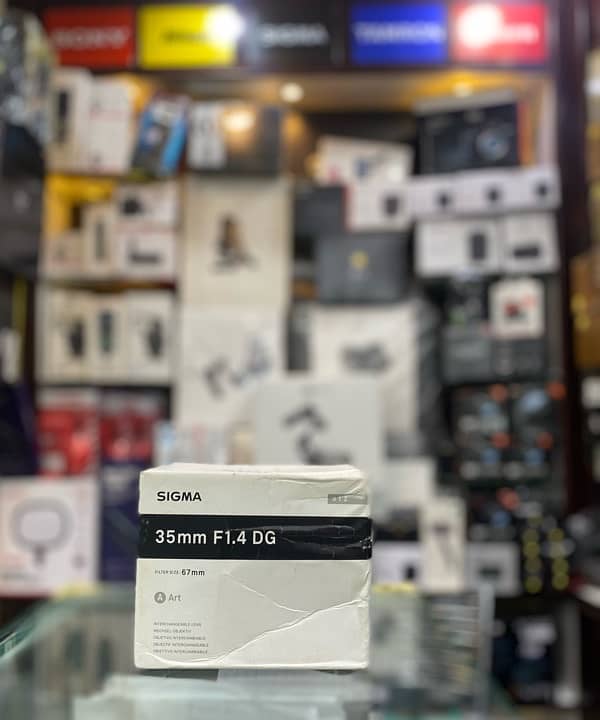 Sigma 35mm F/1.4 Dg Hsm Lens For Nikon Mount ( Brand New) 0300-5106150 0