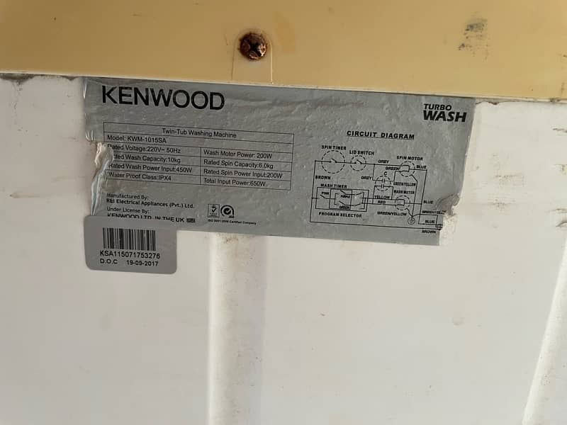 kenwood washing machine dryer not working 3