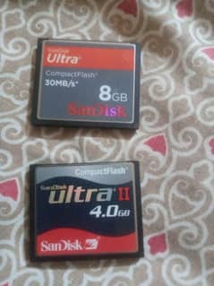 sandisk ultra compact flash and sandisk ultra 11 compact flash