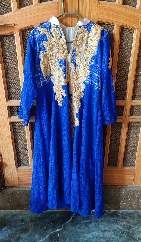 net blue frock 4