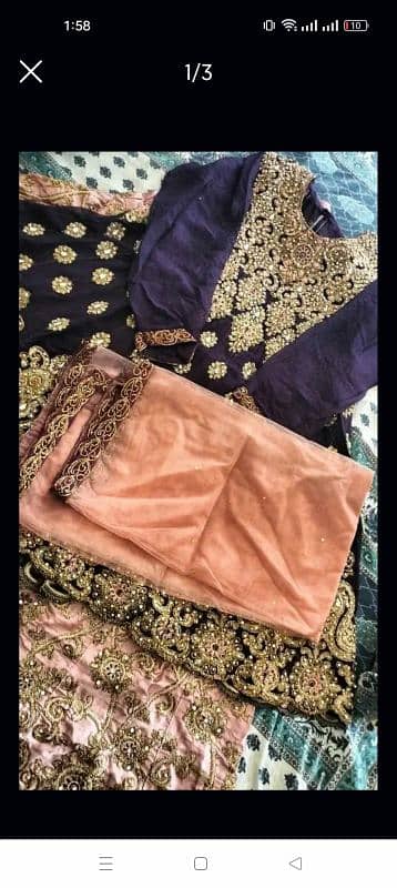 lehnga with short frock 10/10 condition 0