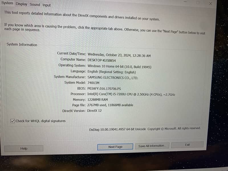 Samsung Notebook 7 spin (Touch X30 convertible ) 7