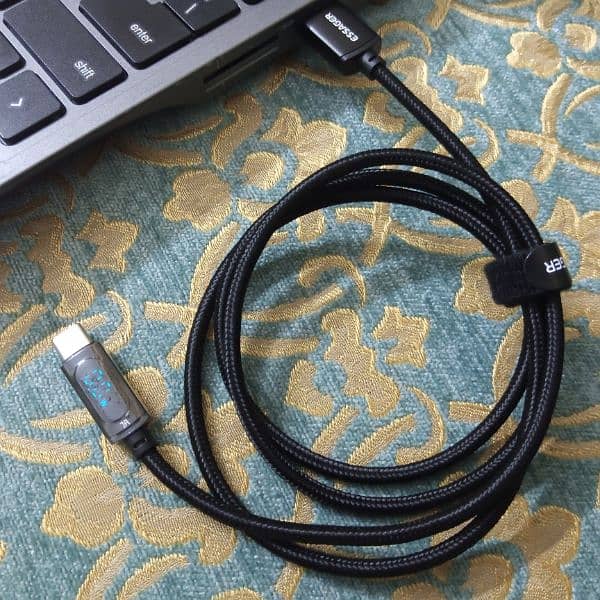 100W Fast Charging Cable with Display 5