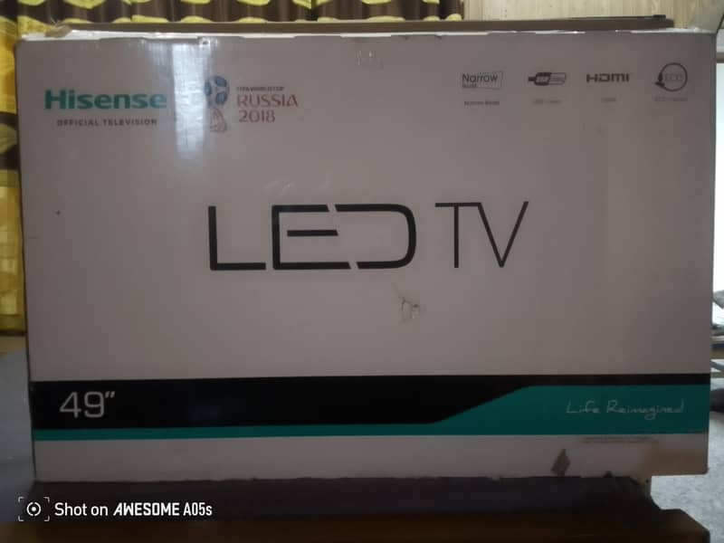 Hisense L. E. D 49 inches 2