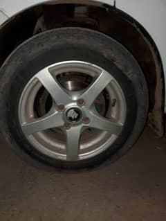 13 inches china allow rim with Tyre 0