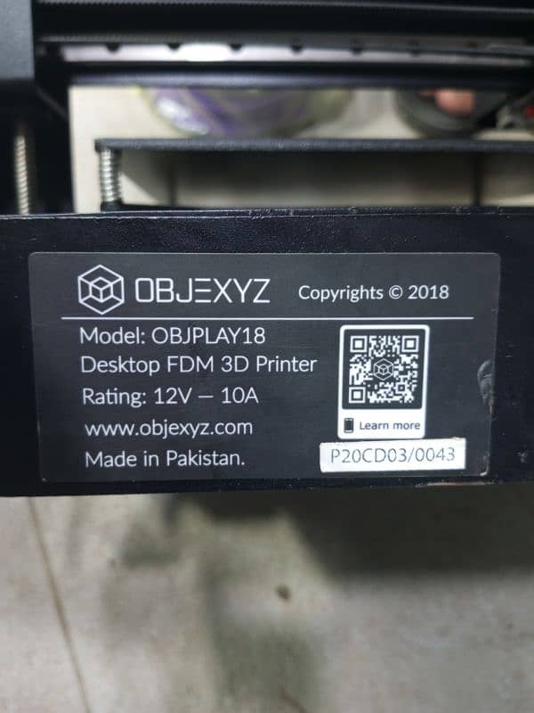 OBJEXYZ 3D PRINTER 2