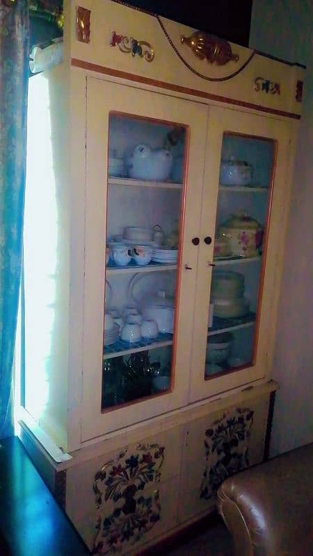 bed dressing tabel side tables and show case for sale 3