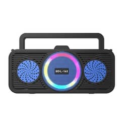 portable Bluetooth speaker with solar charger and tourch