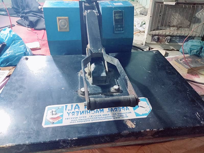 Heat press machine having size 24 inch by 16 inch available for sale 1