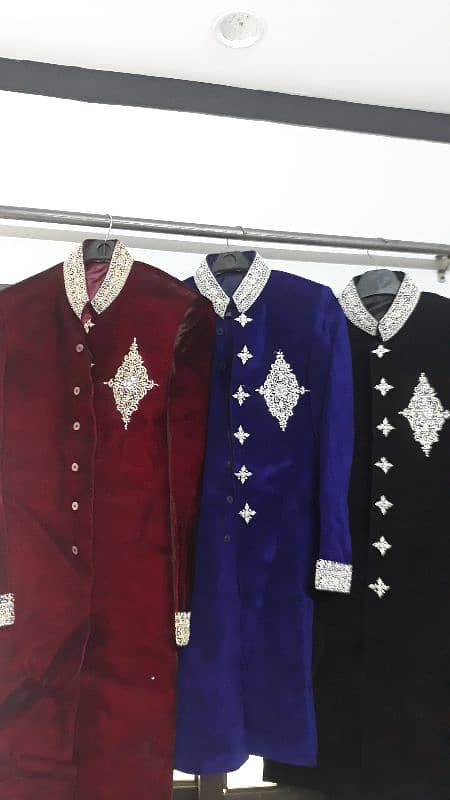 valvet sherwani 2