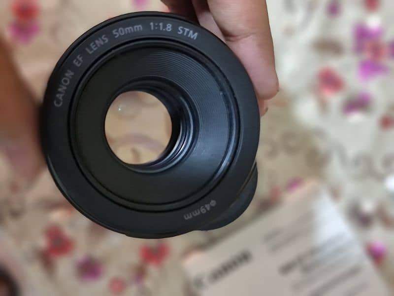 Canon 50mm f1.8 stm with box 5