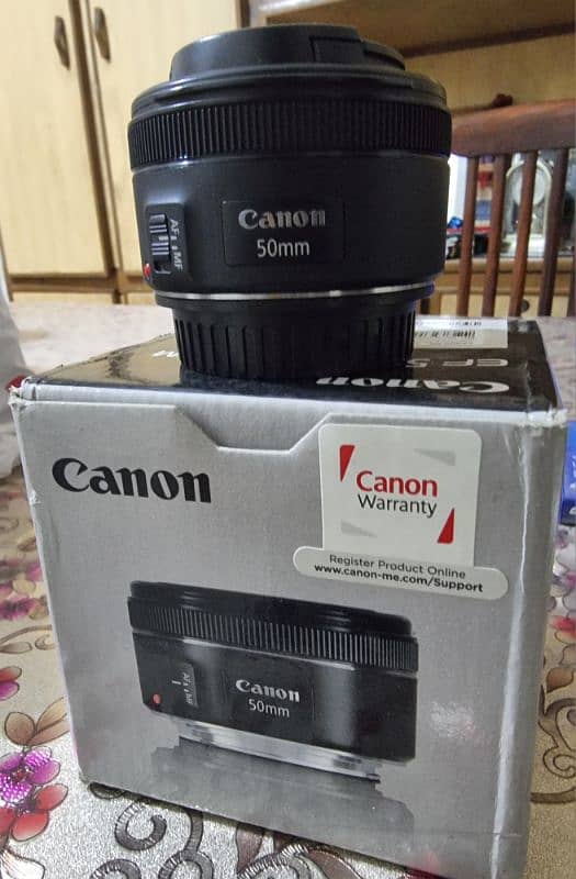 Canon 50mm f1.8 stm with box 6