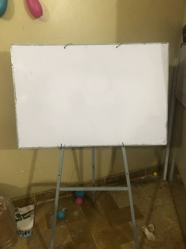 white writing  board with stand 1