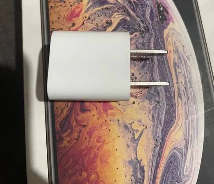 xs max ka original charger only adopter 10 by 10 condition 1