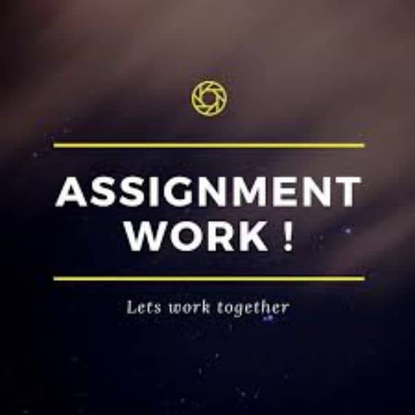 Assignment work 0