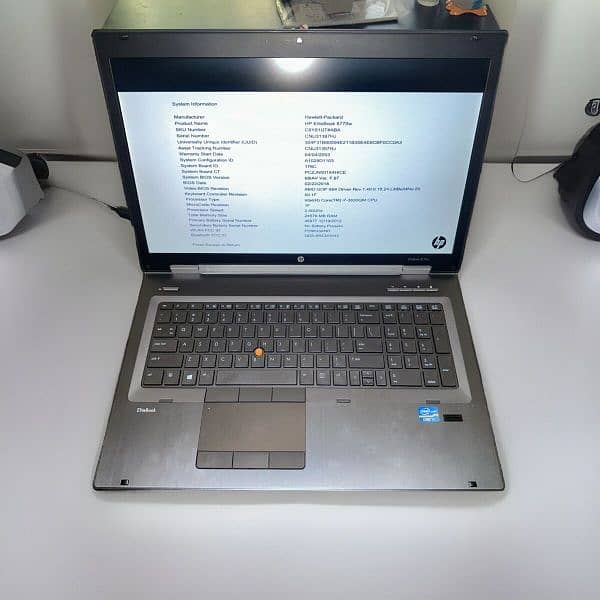 HP Elitebook Workstation 8770w 8GB/128GB/750GB/1GB 4