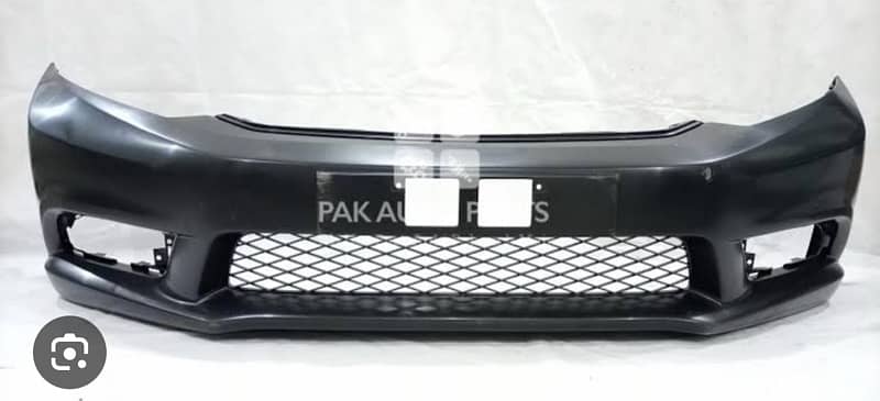 honda rebirth front bumper and lower grill 1