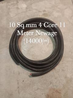 10 mm 4 core/ 10mm, 6mm, 4mm, 2.5 mm, 1.5mm cables 0