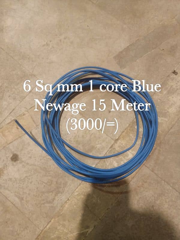 10 mm 4 core/ 10mm, 6mm, 4mm, 2.5 mm, 1.5mm cables 9