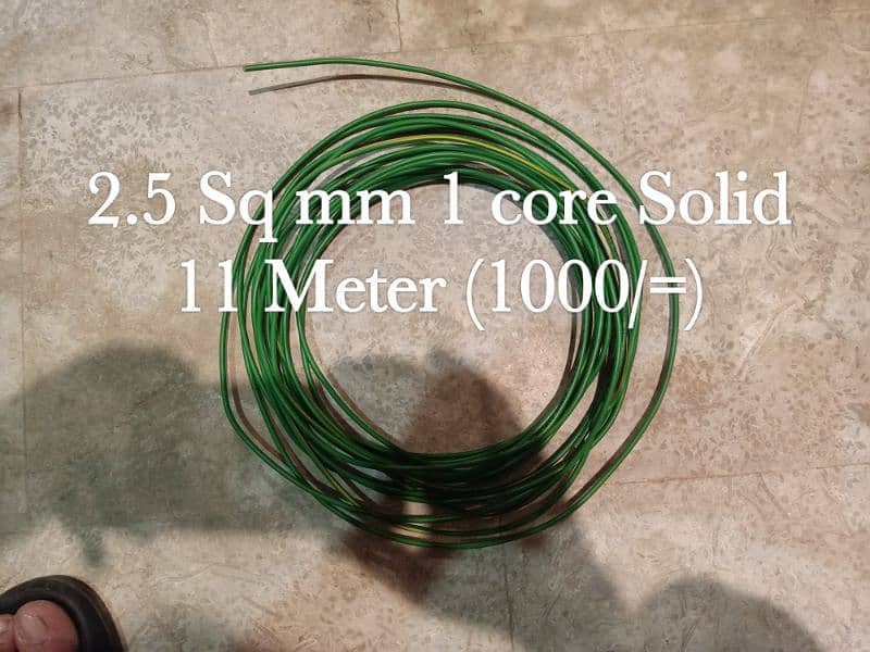 10 mm 4 core/ 10mm, 6mm, 4mm, 2.5 mm, 1.5mm cables 17