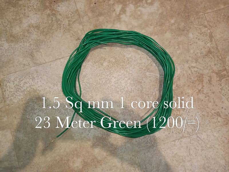 10 mm 4 core/ 10mm, 6mm, 4mm, 2.5 mm, 1.5mm cables 18