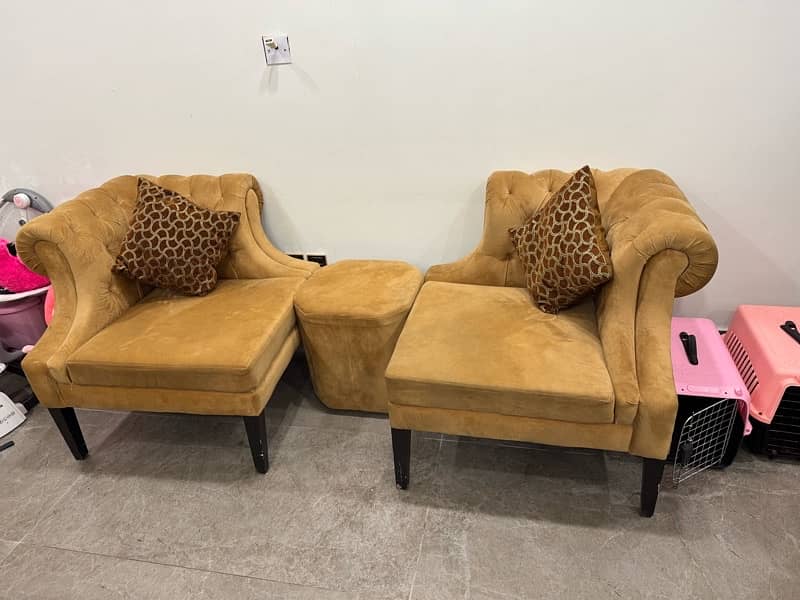 1+1 seater + stool is up for sale 0