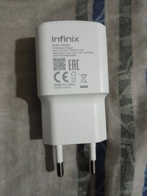 Infinix hot 40i Original Charger 1