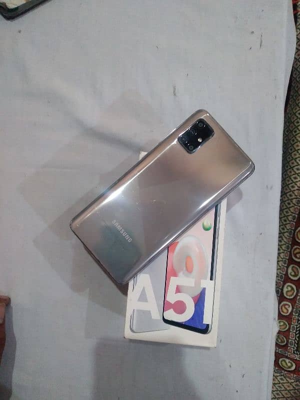 SAMSUNG A51 Mobile 6/128 Gb storage with Box no open no repair all ok 2